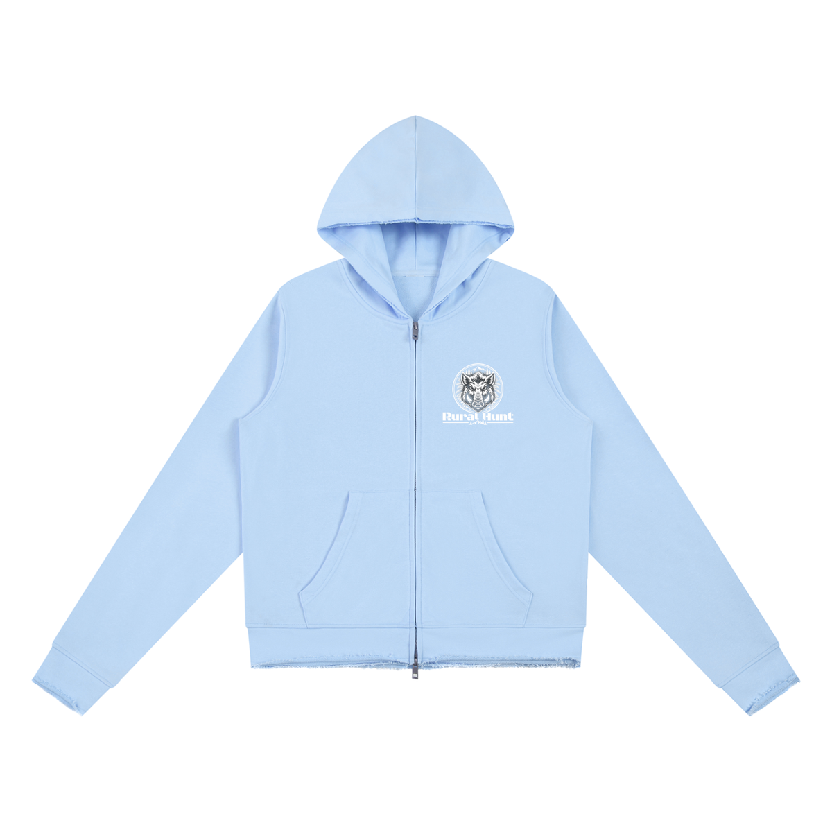 Women’s Raw Edge Full Zip Hoodie