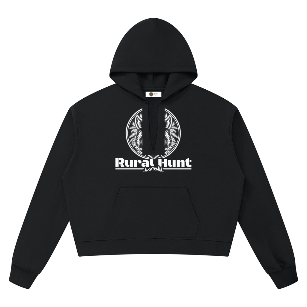 Rural Hunt – Unisex Boxy Raw Edge Hoodie