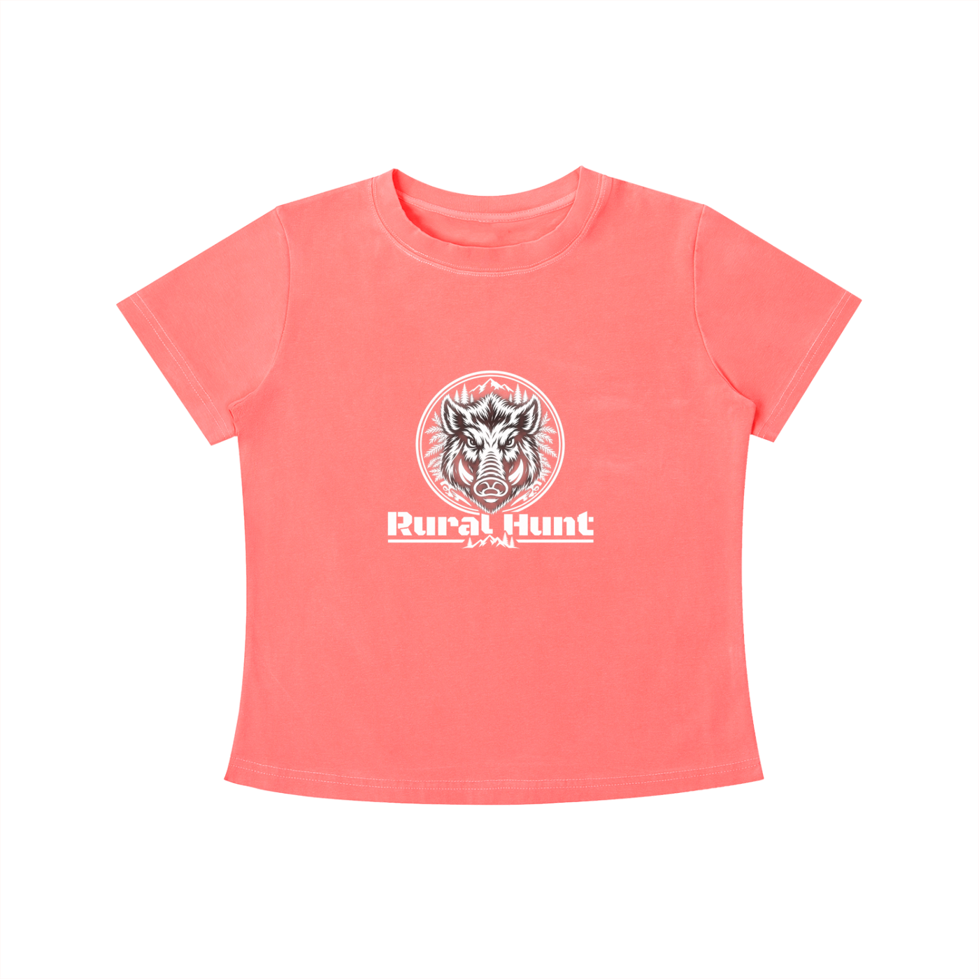 Rural Hunt – Women’s Vintage Wash Slim Fit T-Shirt