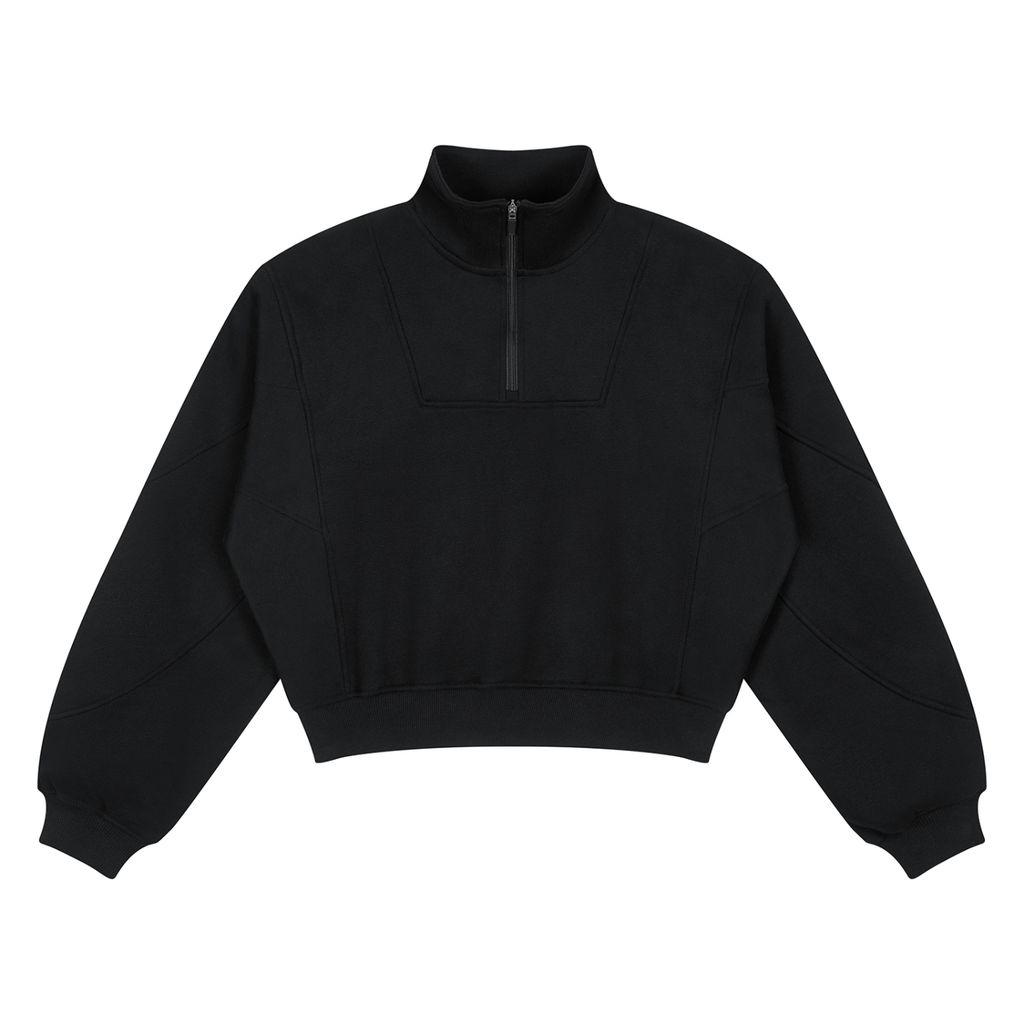 Rural Hunt – Women’s Loose Fleece Quarter-Zip Sweatshirt