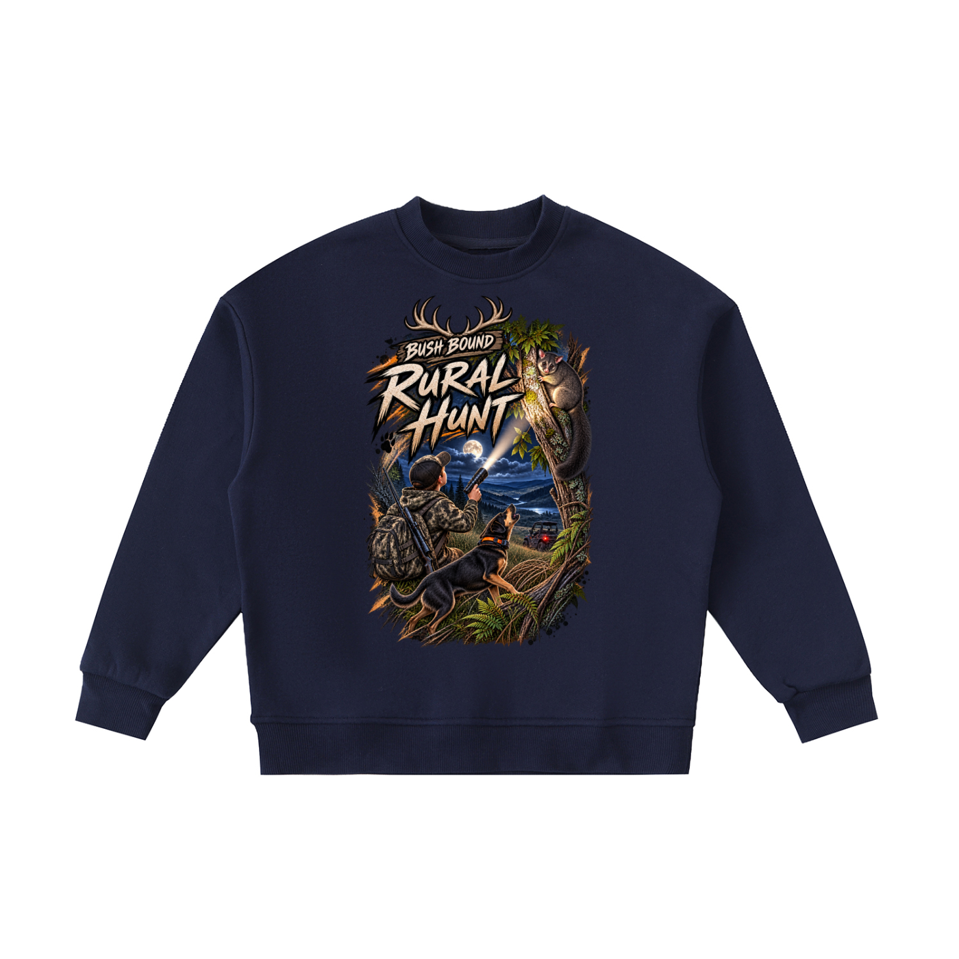 Bush Bound Fleece Kids' Crewneck Sweatshirt