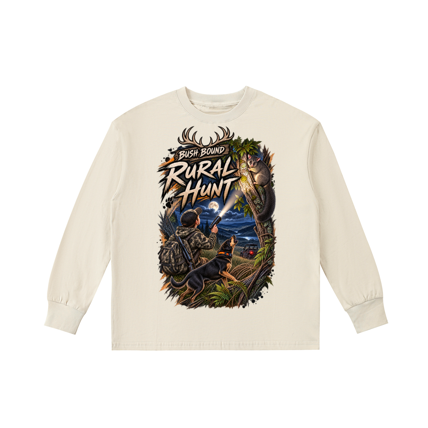 Bush Bound Quick-Dry Cotton Long-Sleeve Tee