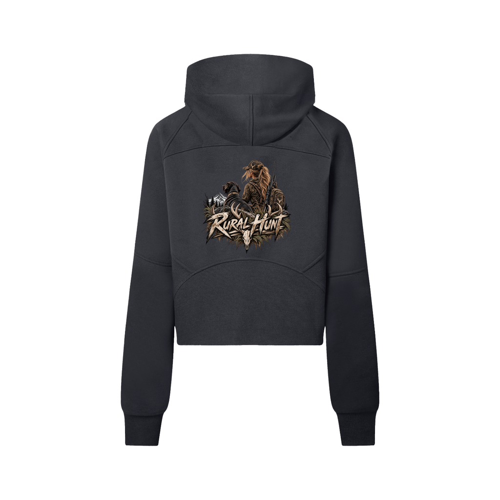 Women’s Cropped Half-Zip Hoodie