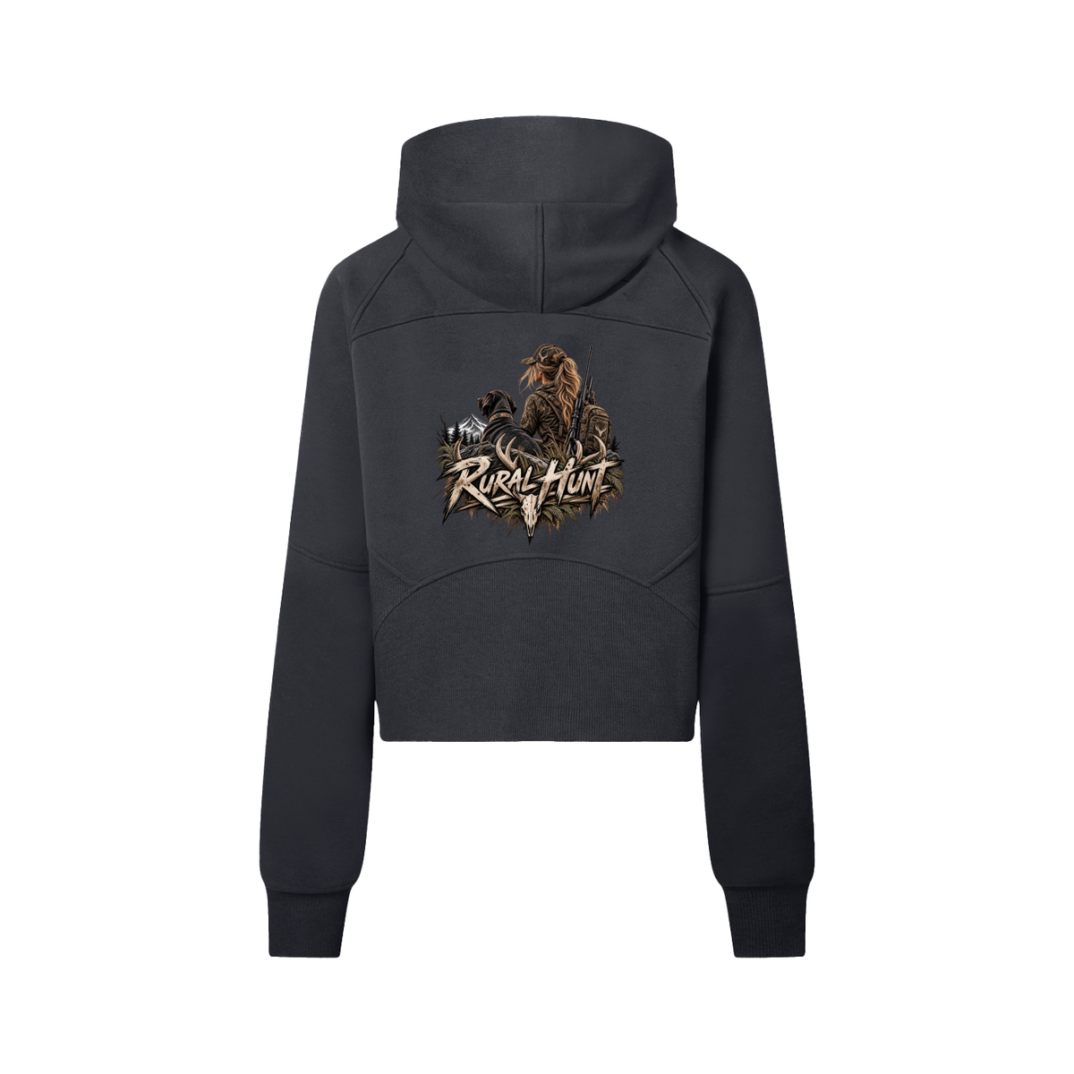Women’s Cropped Half-Zip Hoodie