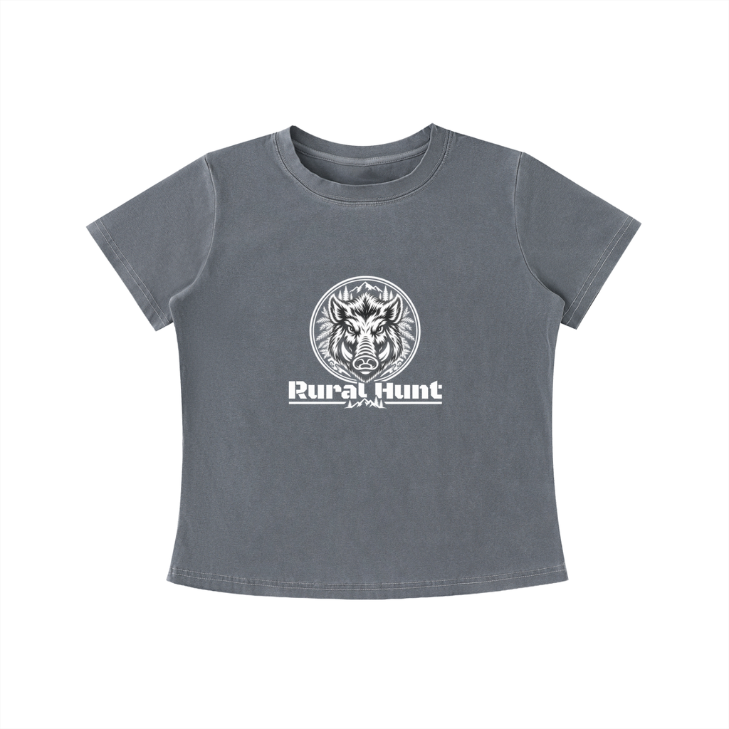 Rural Hunt – Women’s Vintage Wash Slim Fit T-Shirt