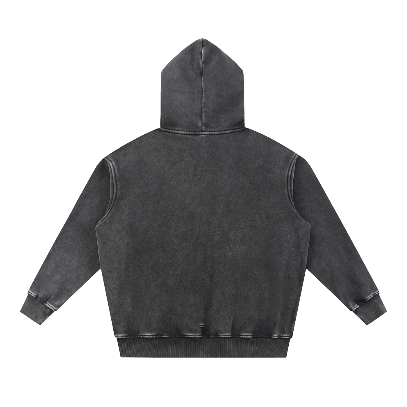 Rural Hunt – Men’s Snow Wash Oversized Fleece Hoodie