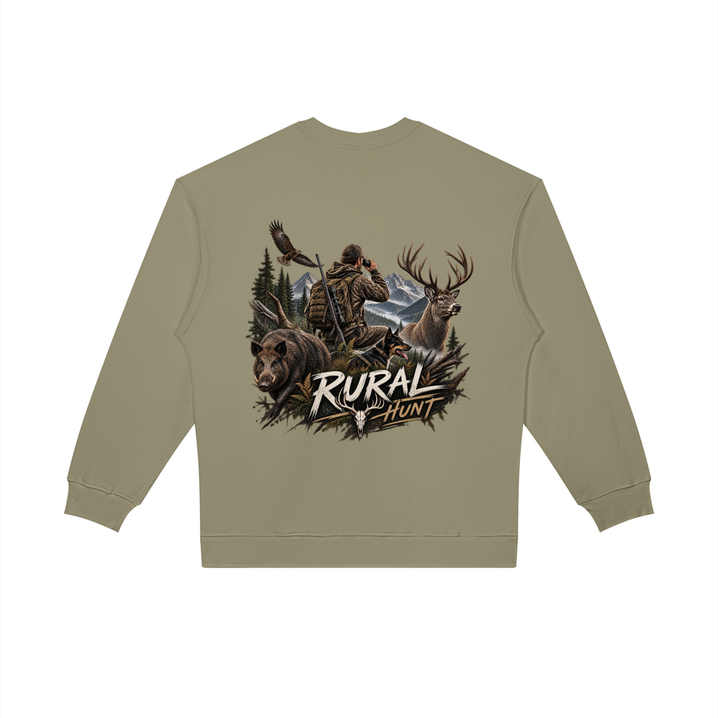 Rural Hunt – Oversized Crewneck Sweatshirt