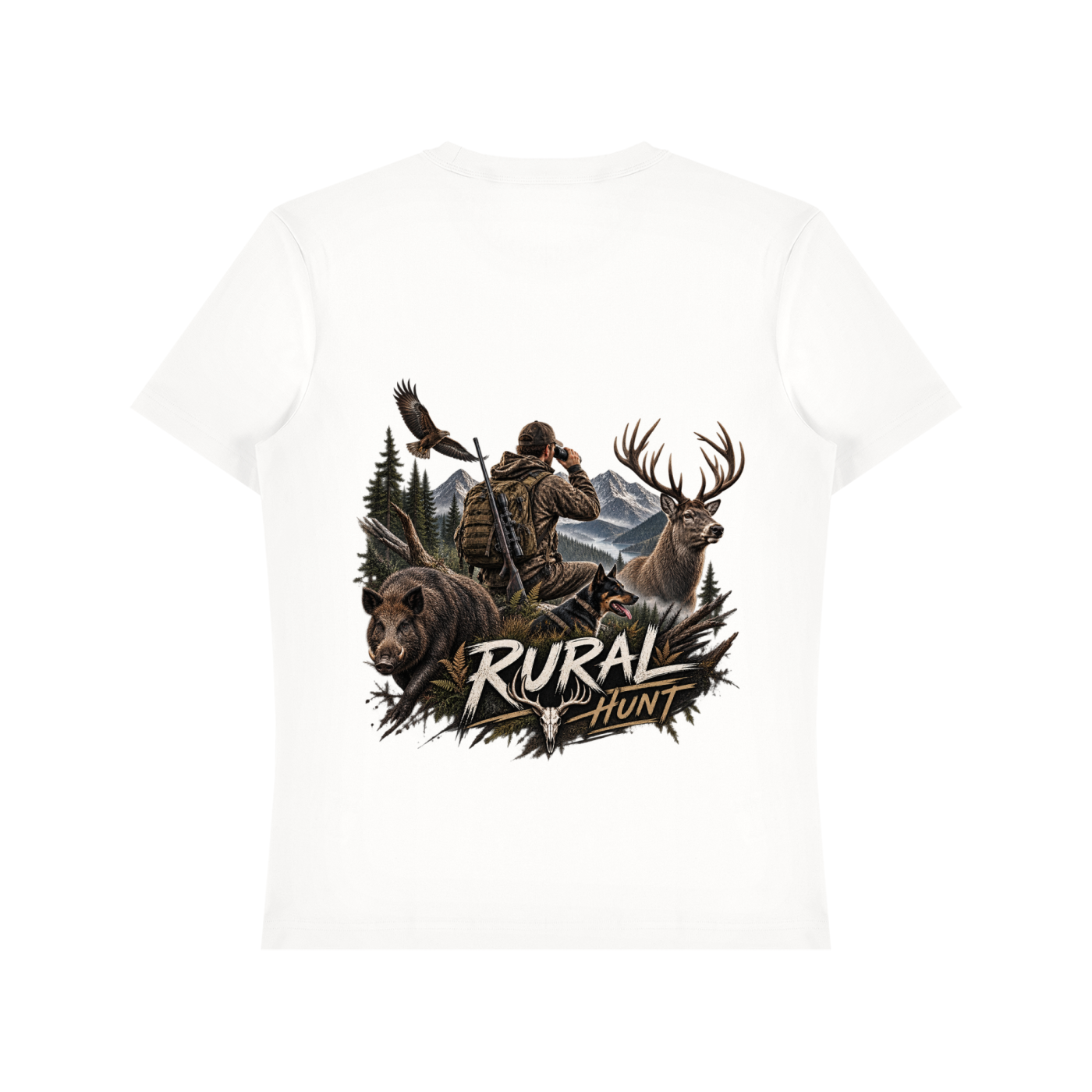 Rural Hunt – Heavyweight Cotton T-Shirt