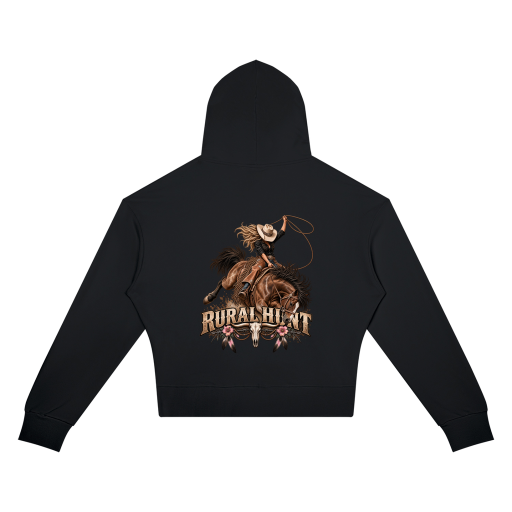 Women’s Crop Drop Shoulder Hoodie