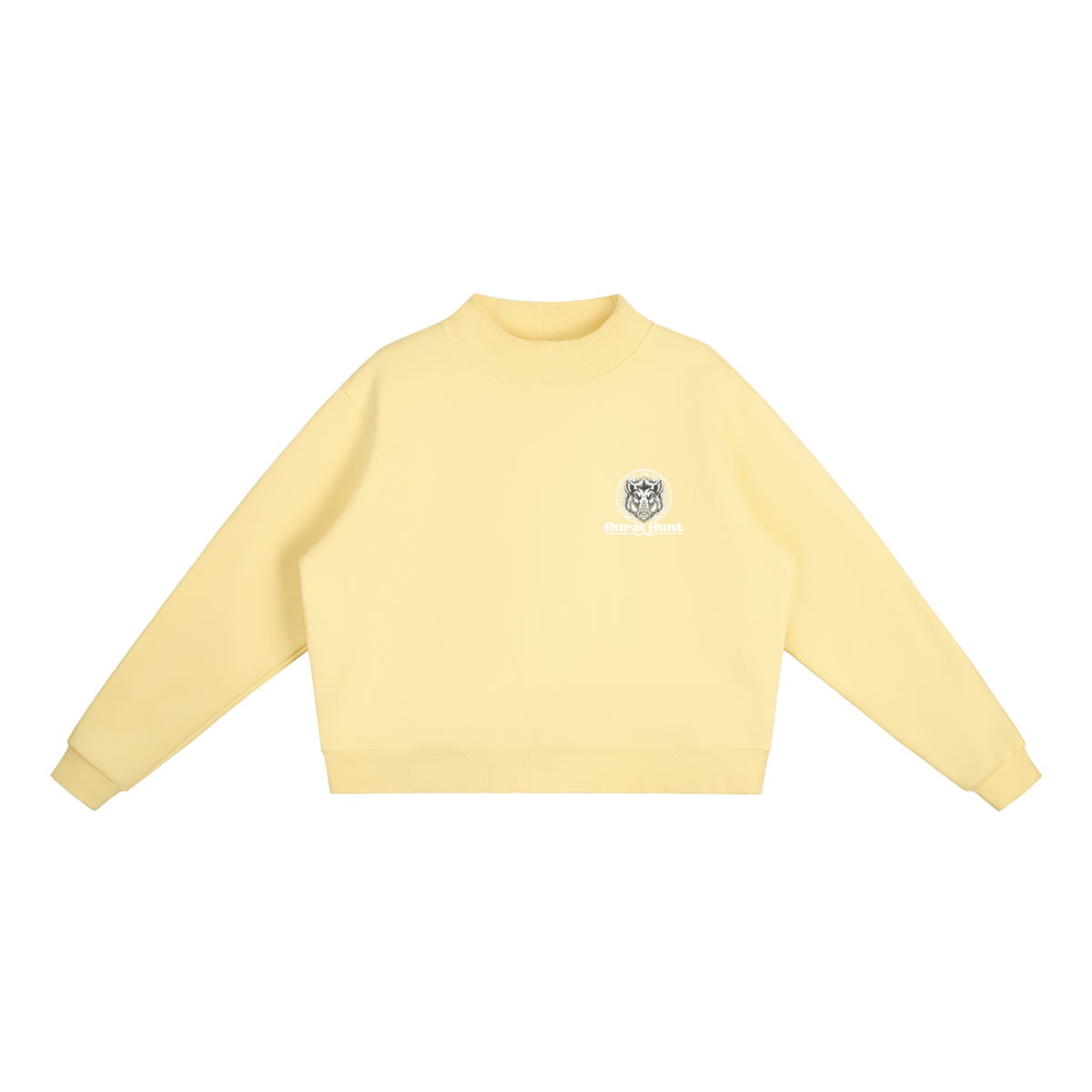 Women’s Fleece Mock-Neck Crew Sweatshirt