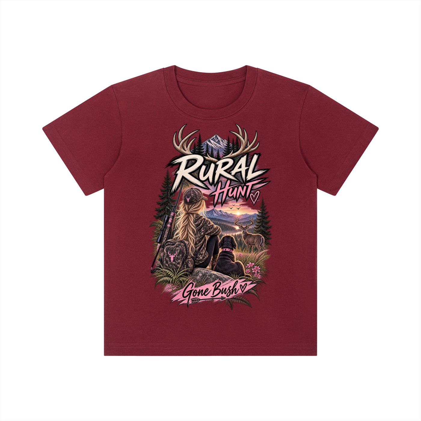 Girls Crewneck Short Sleeve T-Shirt