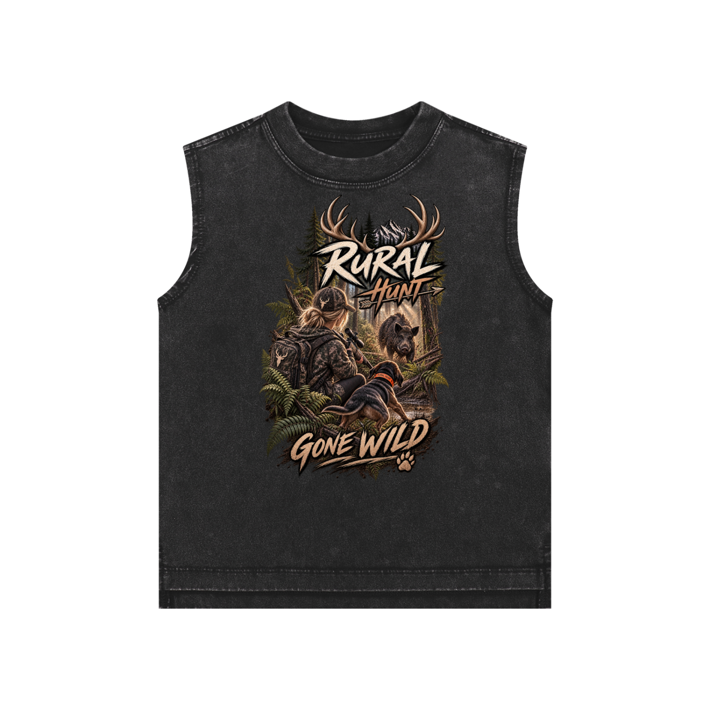 Gone Wild Girls Snow Washed Kids’ Tank Top – Rural Hunt