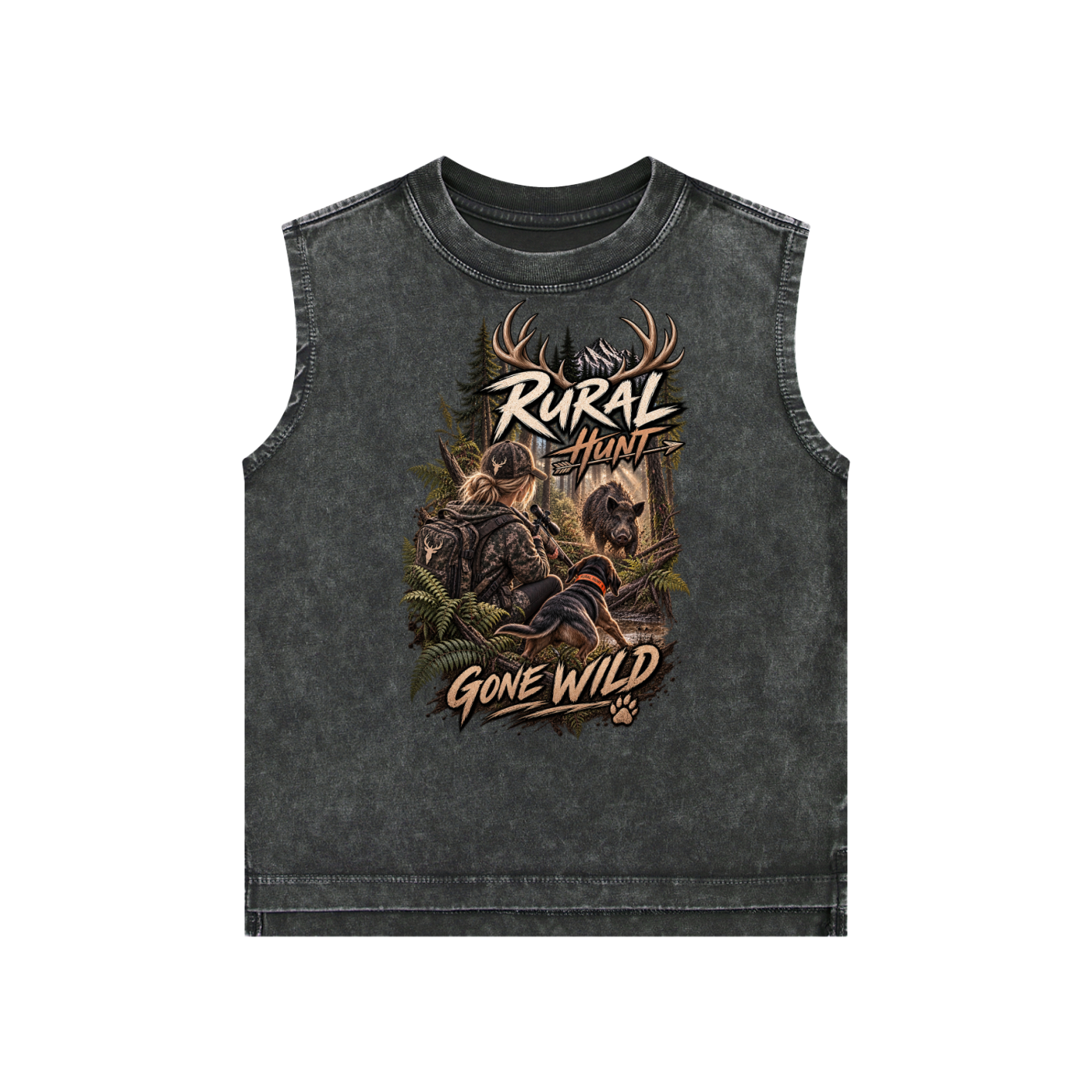 Gone Wild Girls Snow Washed Kids’ Tank Top – Rural Hunt