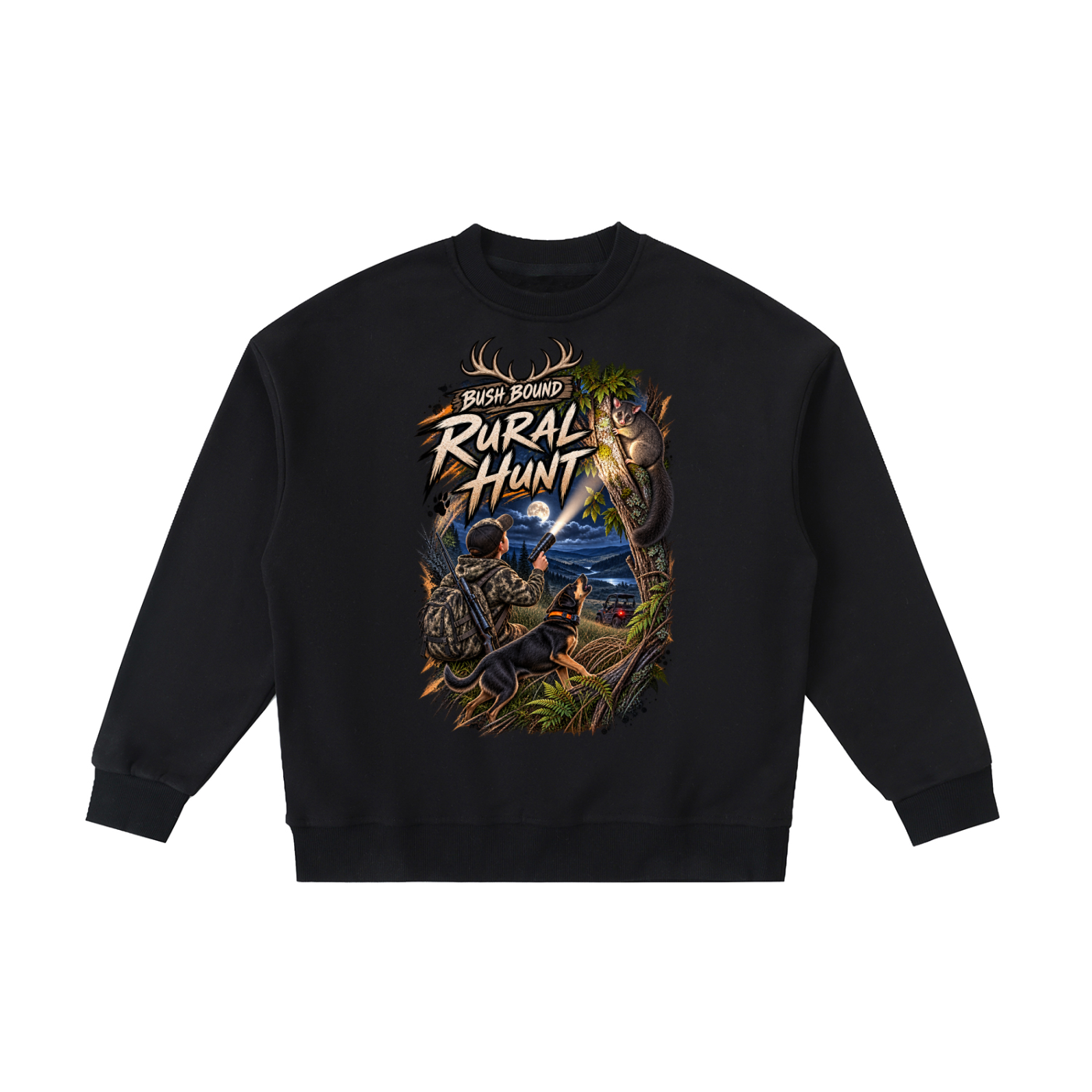Bush Bound Fleece Kids' Crewneck Sweatshirt
