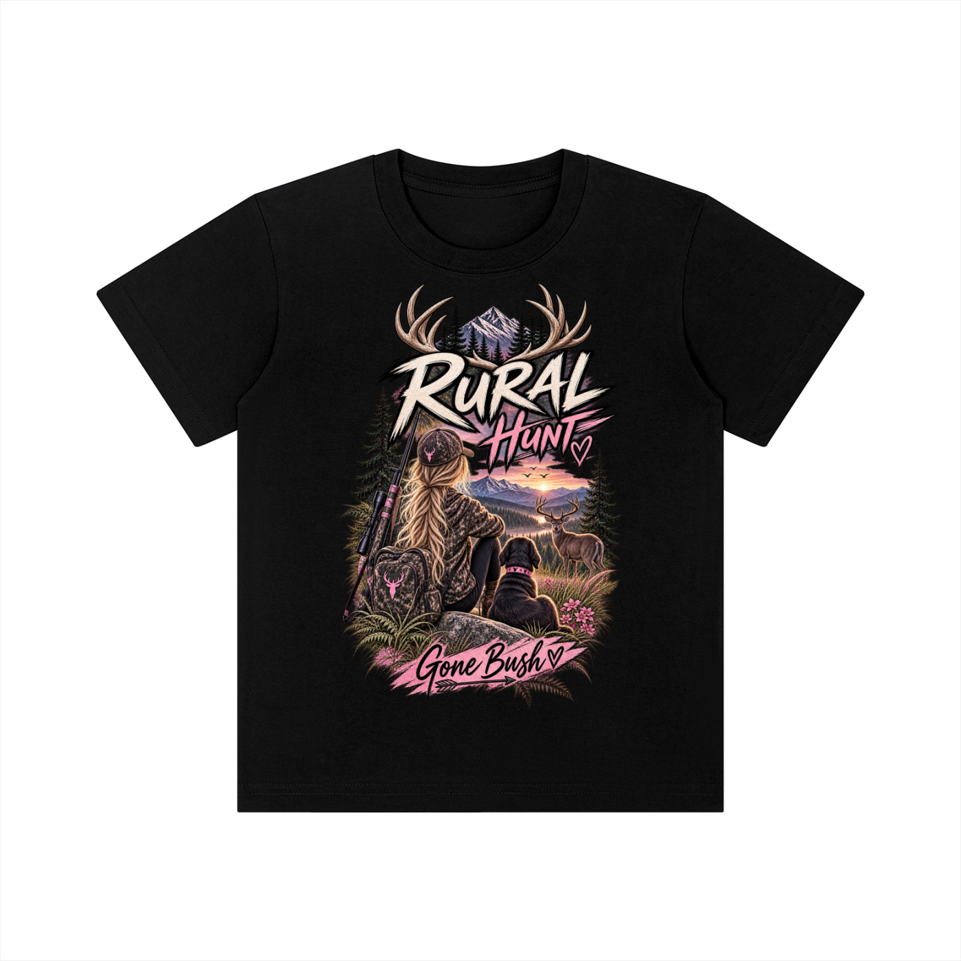 Girls Crewneck Short Sleeve T-Shirt