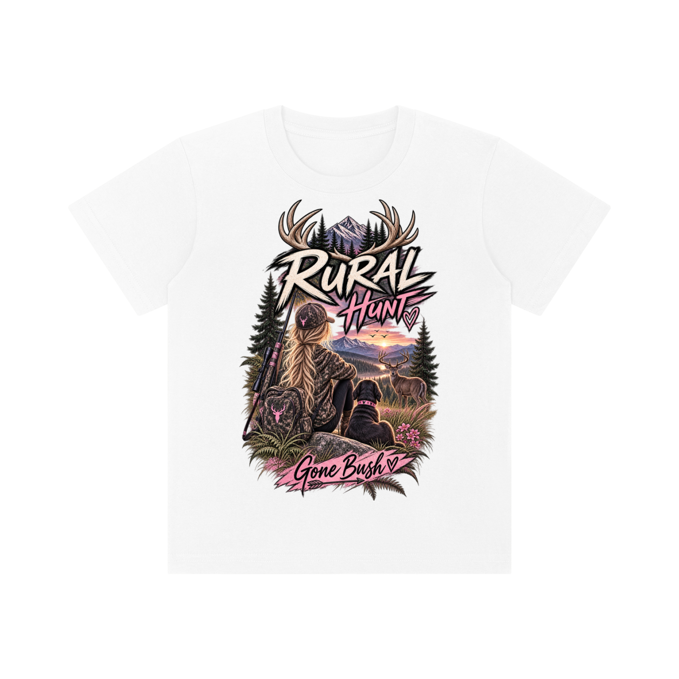 Girls Crewneck Short Sleeve T-Shirt