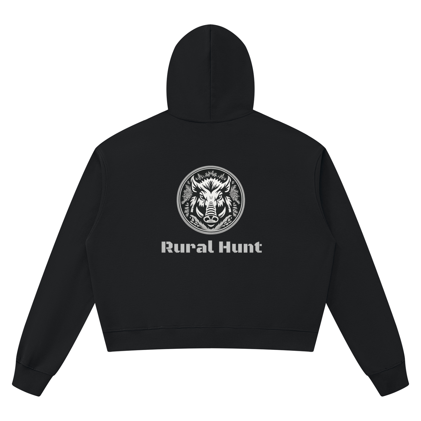 Rural Hunt – Unisex Boxy Raw Edge Hoodie