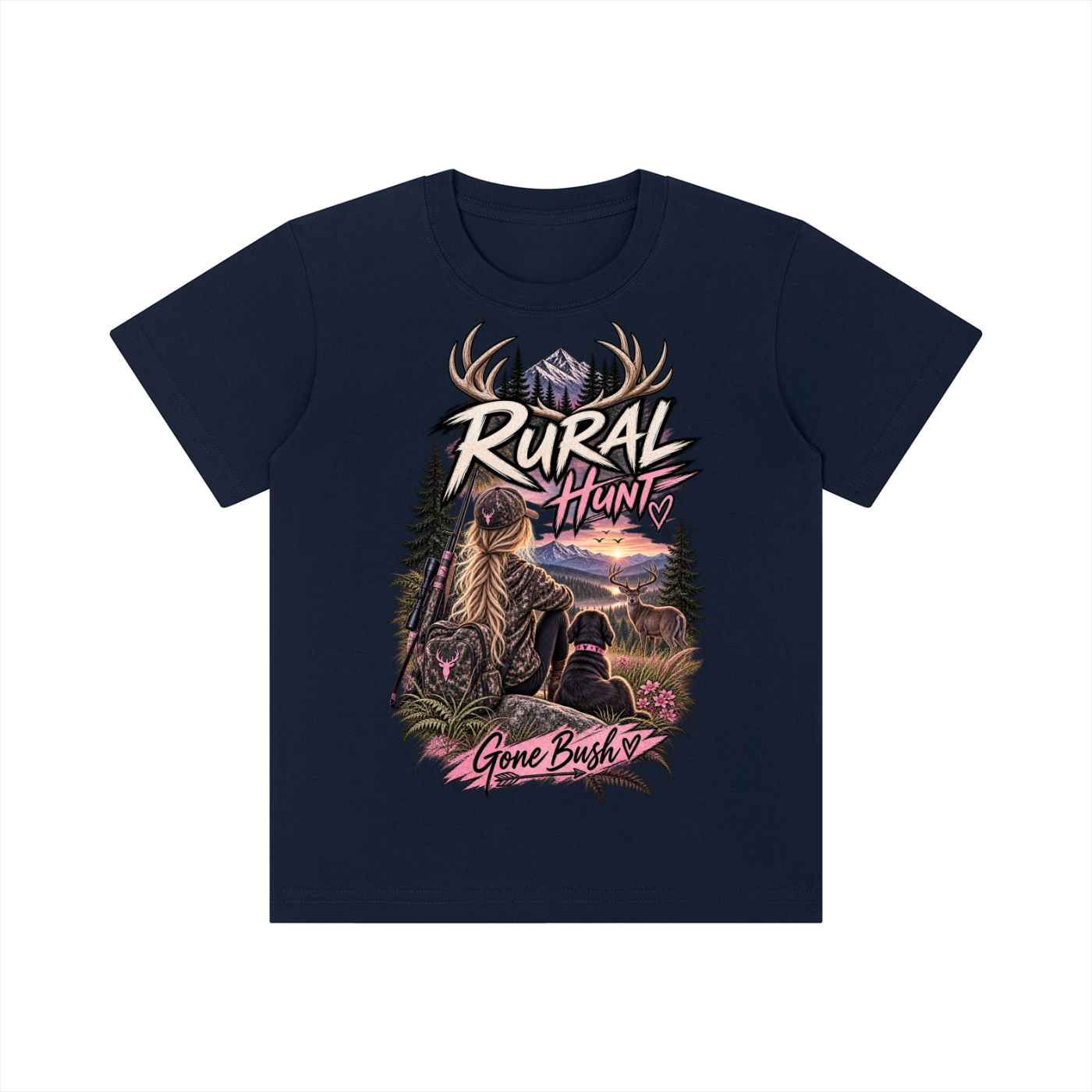 Girls Crewneck Short Sleeve T-Shirt
