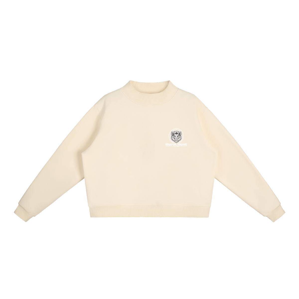 Women’s Fleece Mock-Neck Crew Sweatshirt