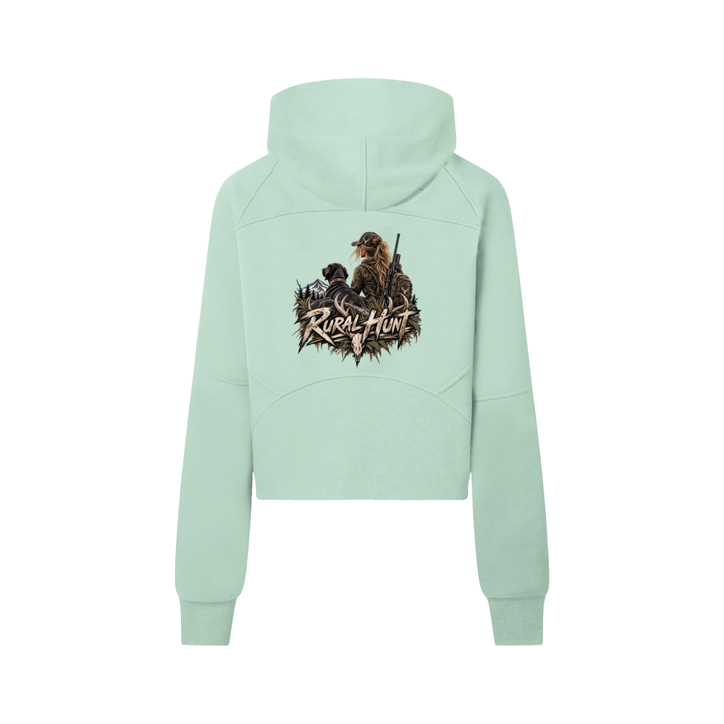 Women’s Cropped Half-Zip Hoodie