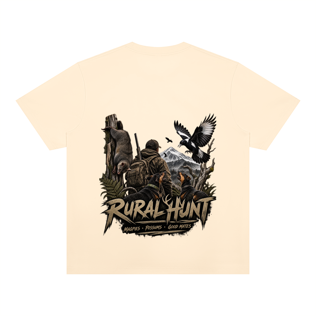 Rural Hunt – Magpies &amp; Possums Heavyweight Sorona T-Shirt