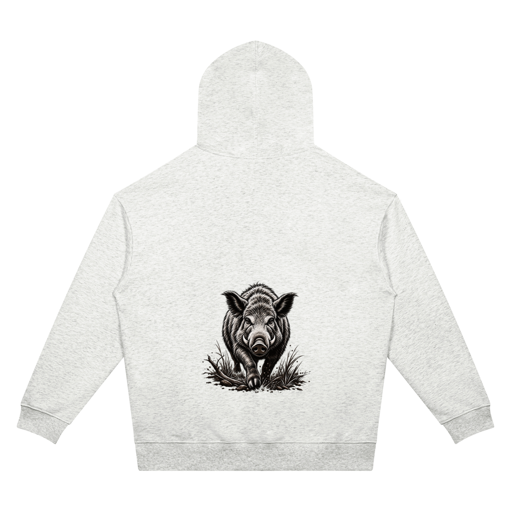 Unisex Oversized Drop Shoulder Boar Hoodie