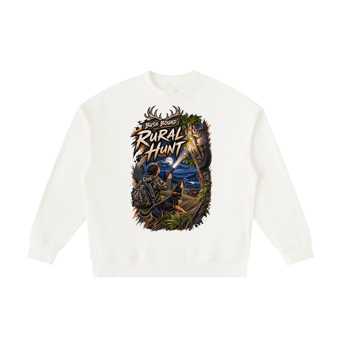 Bush Bound Fleece Kids' Crewneck Sweatshirt