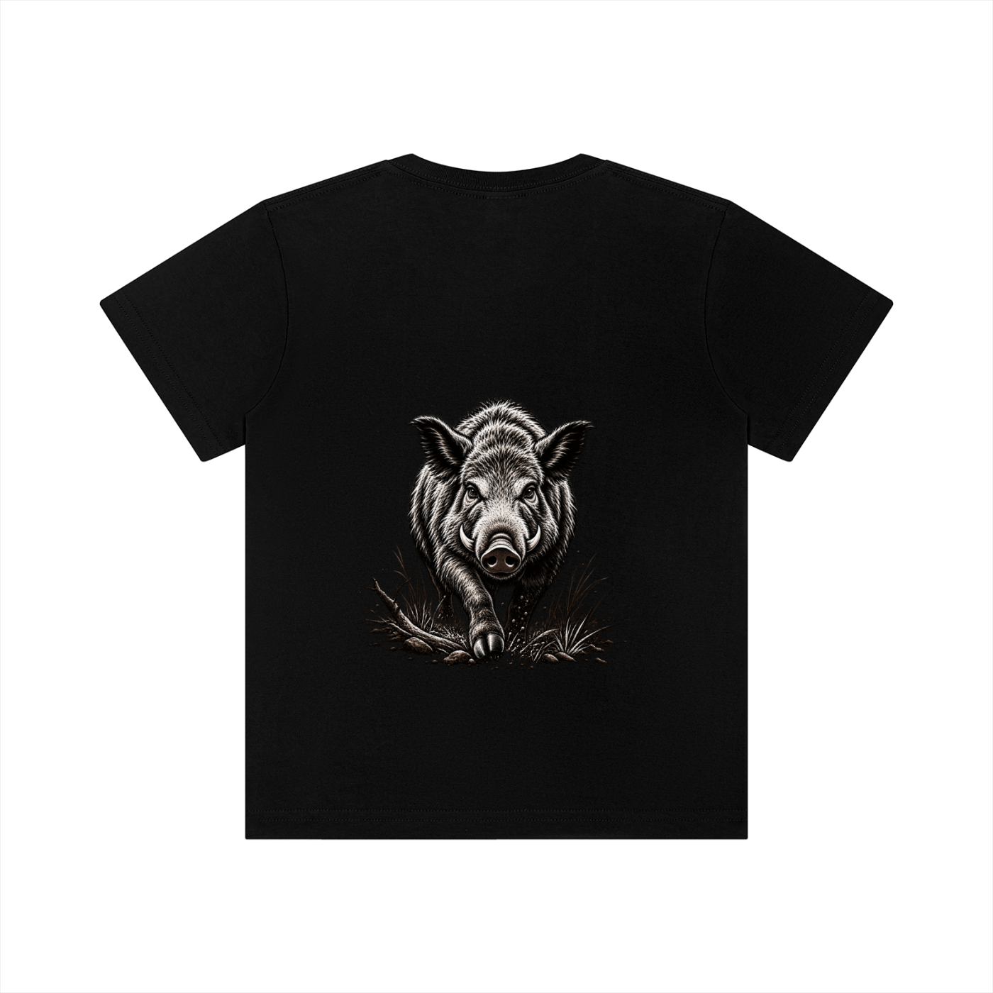 Kid's Boar Crewneck Short Sleeve T-Shirt