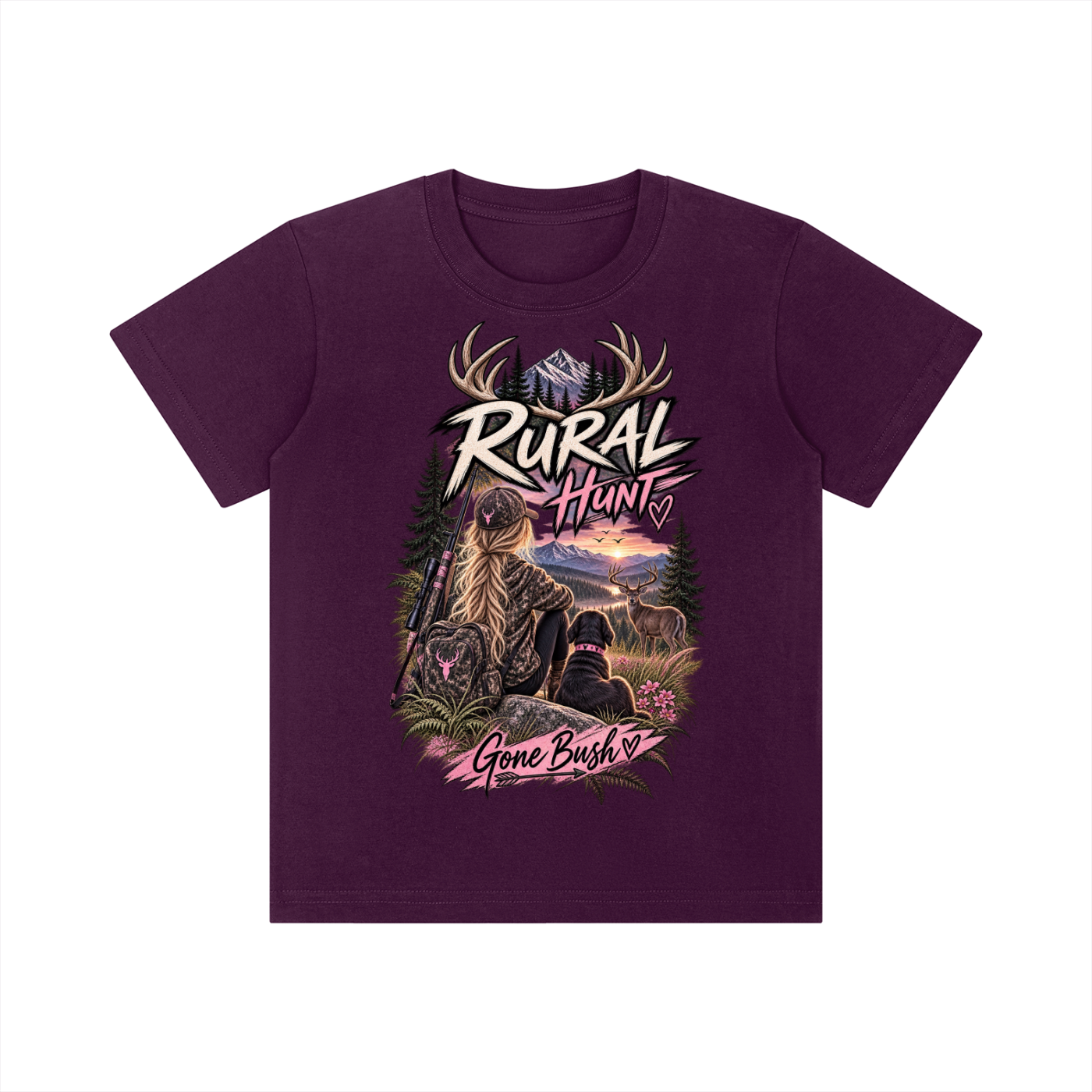Girls Crewneck Short Sleeve T-Shirt