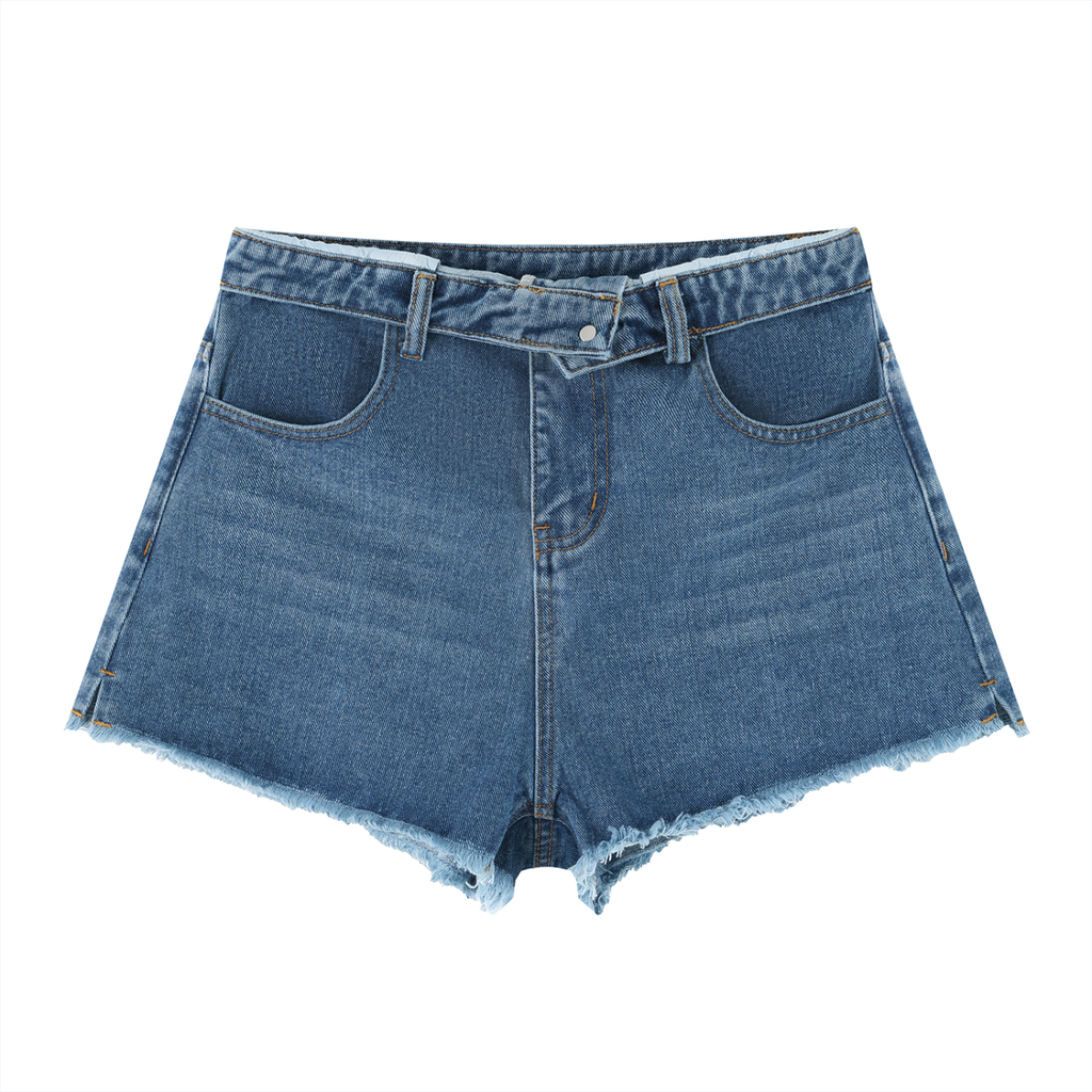 Rural Hunt – Women’s Vintage Wash High Rise Denim Shorts