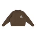 Women’s Fleece Mock-Neck Crew Sweatshirt