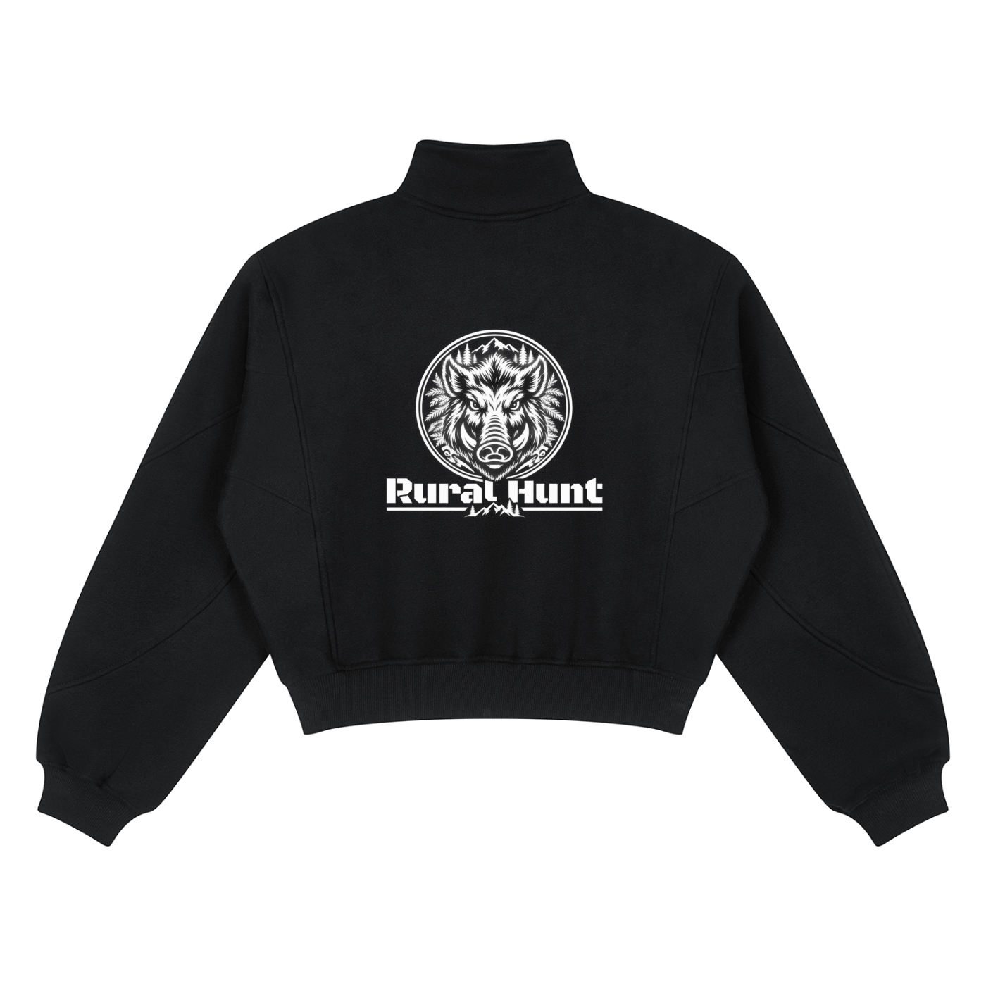 Rural Hunt – Women’s Loose Fleece Quarter-Zip Sweatshirt