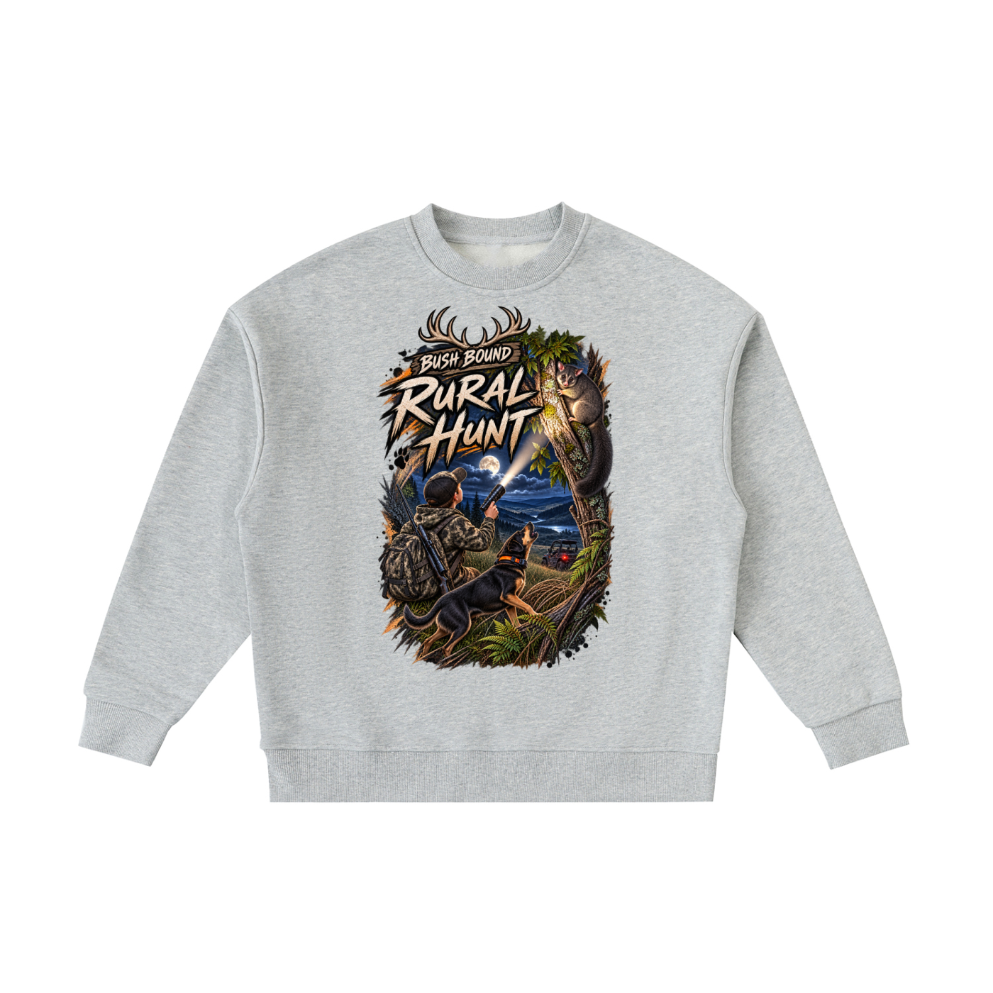 Bush Bound Fleece Kids' Crewneck Sweatshirt