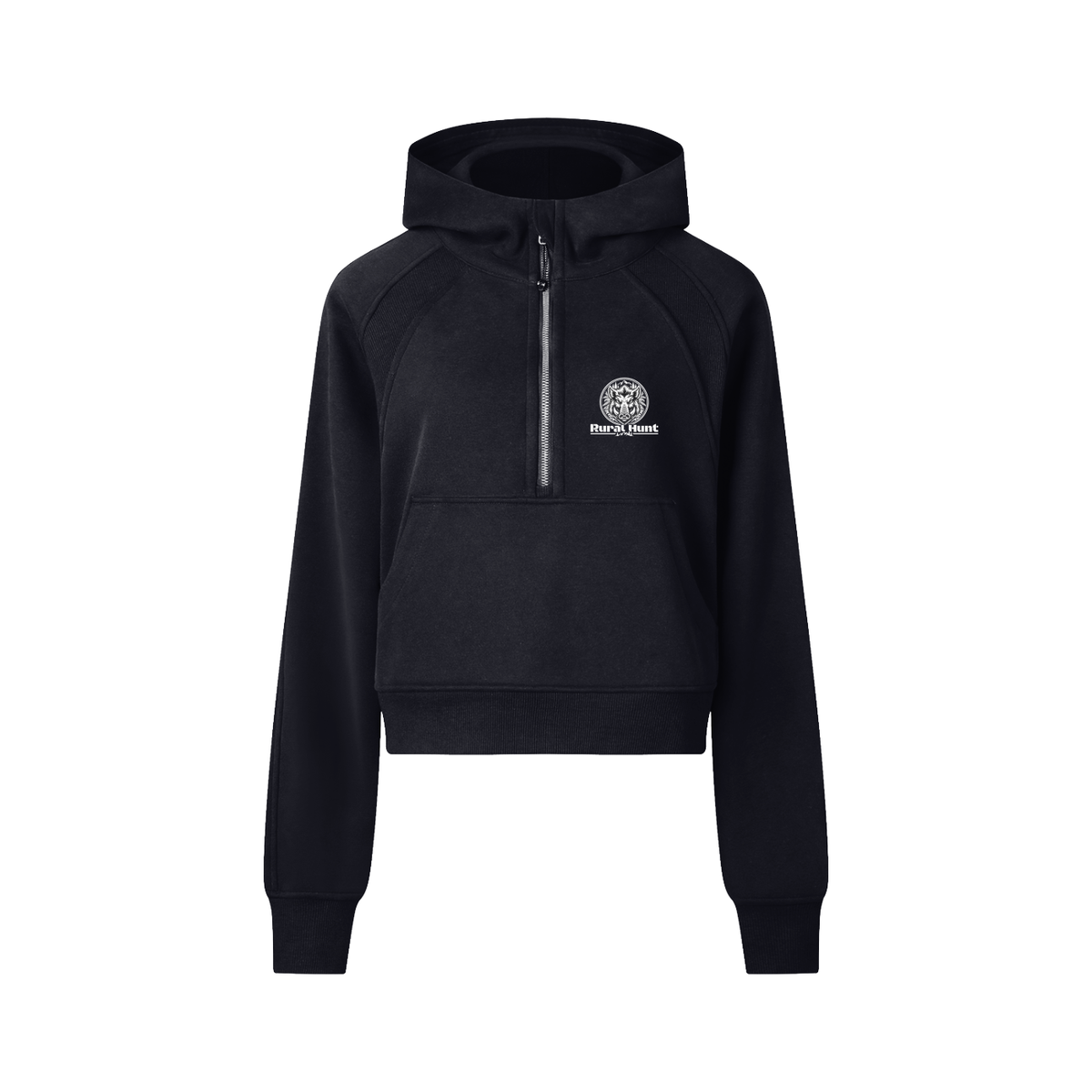 Women’s Cropped Half-Zip Hoodie