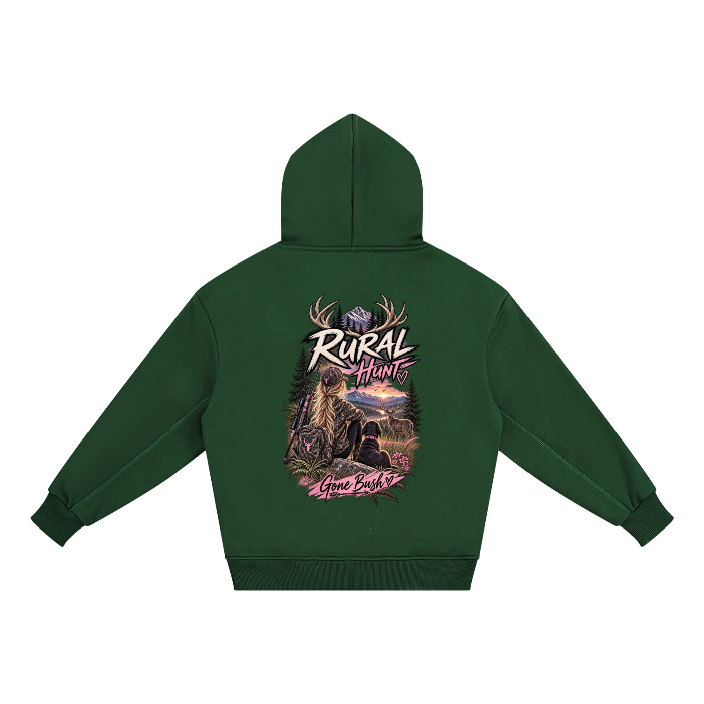 Girls Bush Bound Kids' Fleece Hoodie
