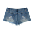 Rural Hunt – Women’s Vintage Wash Raw Hem Denim Shorts