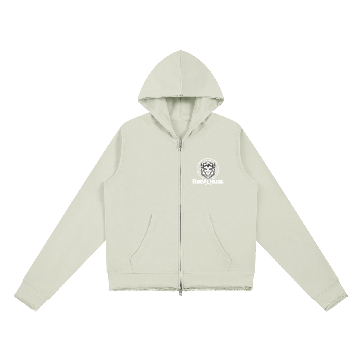 Women’s Raw Edge Full Zip Hoodie