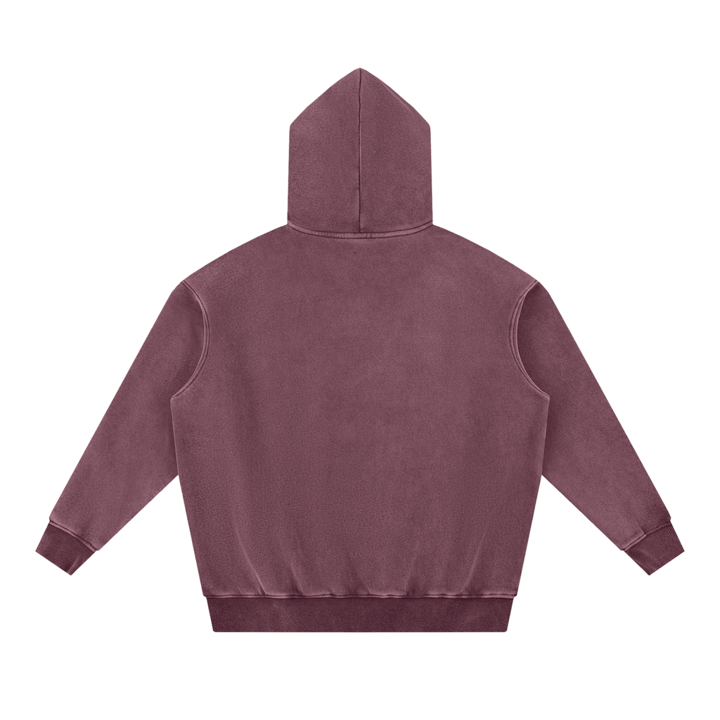 Rural Hunt – Men’s Snow Wash Oversized Fleece Hoodie