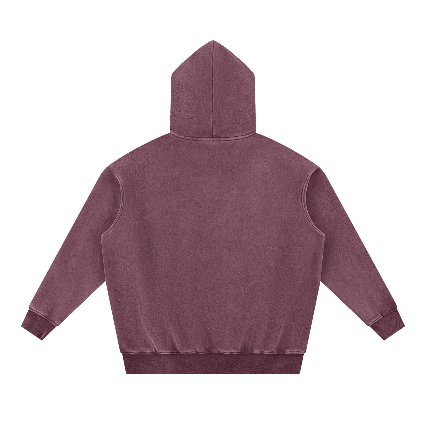Rural Hunt – Men’s Snow Wash Oversized Fleece Hoodie