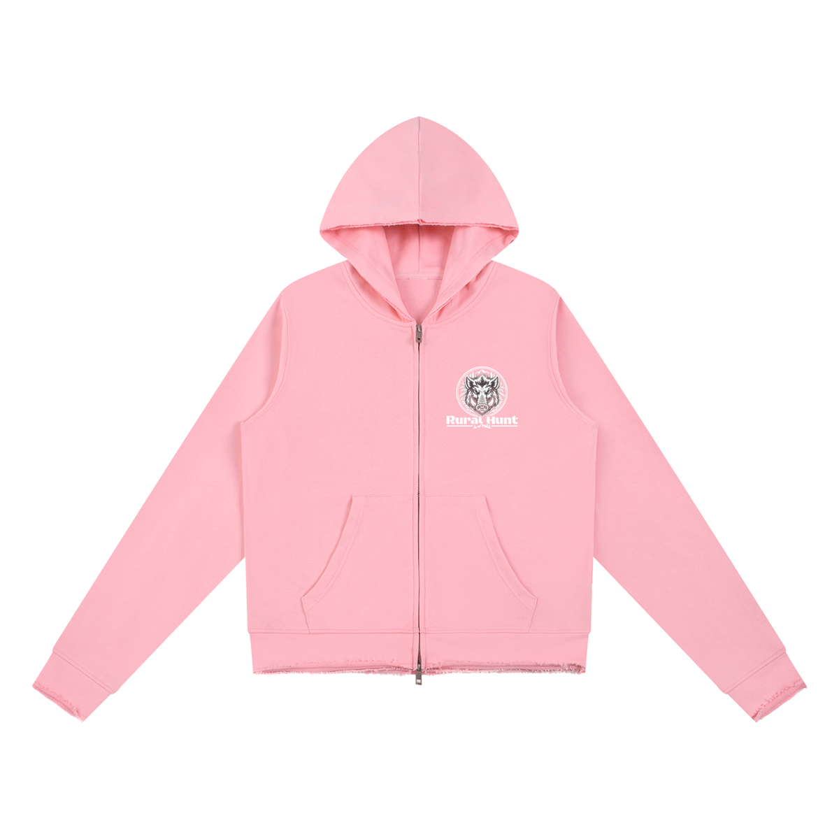 Women’s Raw Edge Full Zip Hoodie