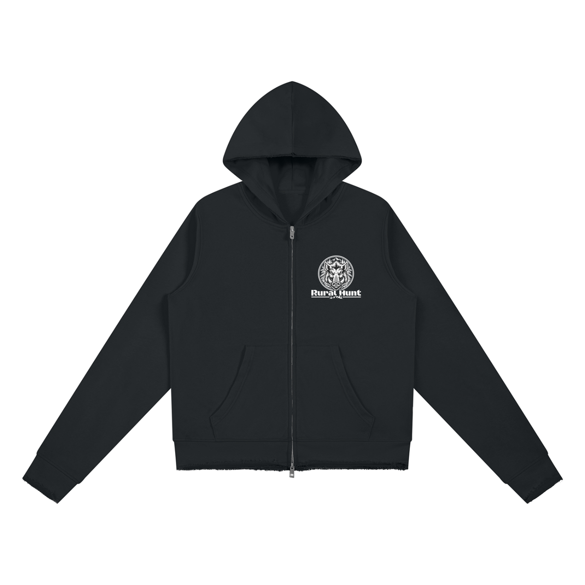 Women’s Raw Edge Full Zip Hoodie