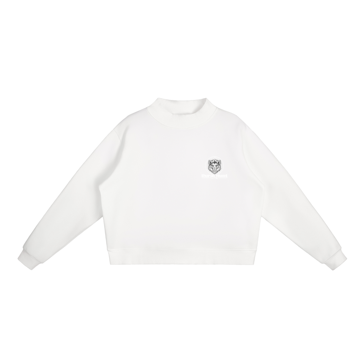 Women’s Fleece Mock-Neck Crew Sweatshirt