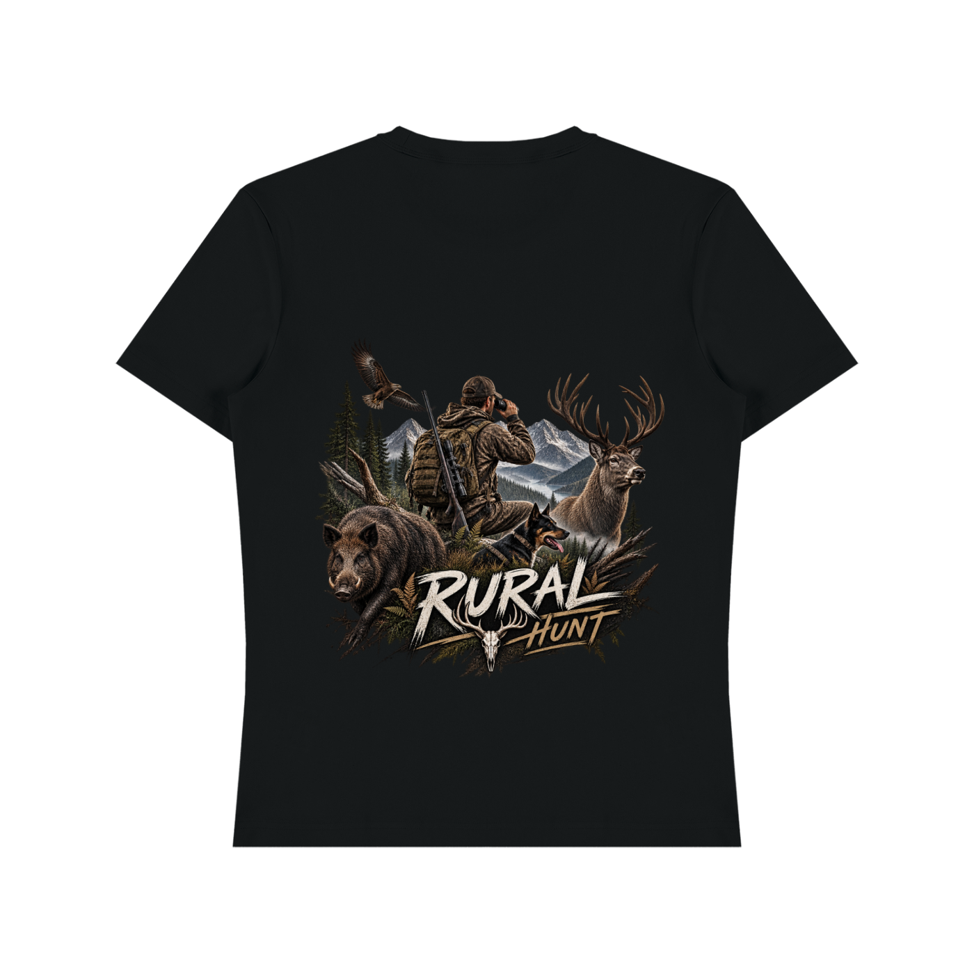 Rural Hunt – Heavyweight Cotton T-Shirt