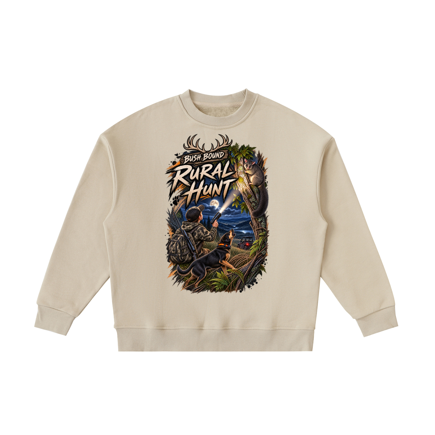 Bush Bound Fleece Kids' Crewneck Sweatshirt