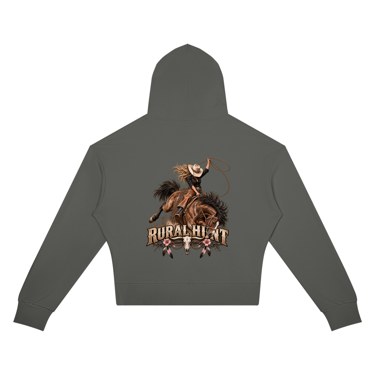 Women’s Crop Drop Shoulder Hoodie